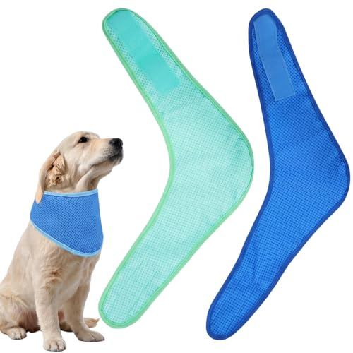 Pet Cooling Scarf Dog Cooling Bandana, Breathable Summer Ice Neck Collar, Dog Cooling Accessory for Outdoor Walking & Hiking