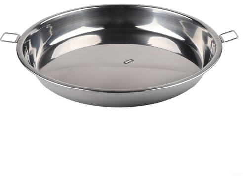 Bandeja de parrilla de acero inoxidable, sartén para pizza con asa para un fácil transporte, horno, barbacoa, hornear, asar, placa rectangular antiadherente perforada (34 cm)