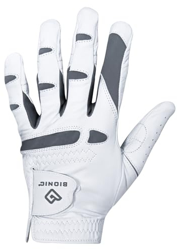 Bionic Men's Performance Grip Pro Premium Leather Golf Glove (Cadet Large, Left)