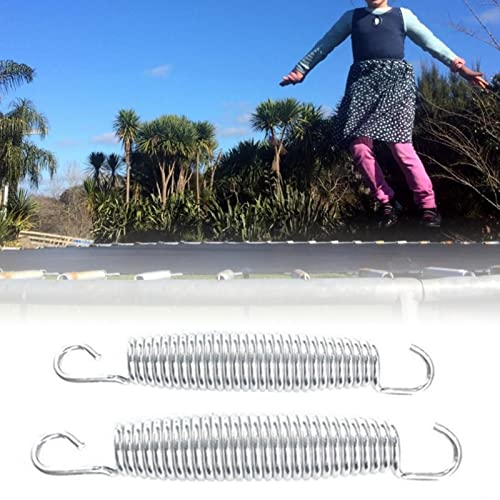 Federset | Schwerlast Trampolinfedern Stark - 10 STÜCKE Kinder Trampolin Ersatzfedern 135mm | Trampolinfedern Stark | Trampolin Zugfeder | Ersatzsatz Für Verzinkten Stahl Für Exzellente Sprungkraft