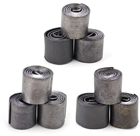 Blei Angeln, DIYCUT 9 Stück Angelblei Weiches, Erhältlich in 3 Verschiedenen Größen Form Bleigewichte, Blei Rolle Geeignet für Amateurangler Für Feldfischerei, Hochseefischerei