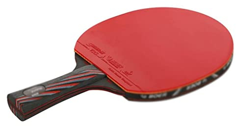 Ping-Pong-Schläger, Gummi-Carbon-Tischtennisschläger, Klinge, klebriger Toner, Kleber, Pingpong-Training (Farbe: D)