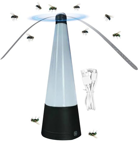 Paodduk Ventilateur à Mouche, Ventilateur à Mouche de Table,Petit Ventilateur Volant avec lumière LED | Ventilateu Volants de Table avec lumière LED, Ventilateurs Volants d'intérieur et d'extérieur