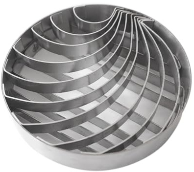 Heluok Cortador de concha, sello de pan mexicano, molde de pan mexicano pequeño de 4 pulgadas, de dos lados, herramienta de acero inoxidable, cortador de conchas para sartén, sello cortador de concha