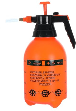 axGear Garten Drucksprüher Tragbare Handpumpe Chemisches Unkraut Wasser Sprays Flasche 2L