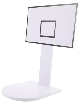 MUELODSIC Kleiner Basketballkorb Aus PVC Mit Rückwand Und Korb Mülleimer Basketballständer Für Kinder Und Erwachsene Spielerische Müllentsorgung Für Zimmer Und Büro