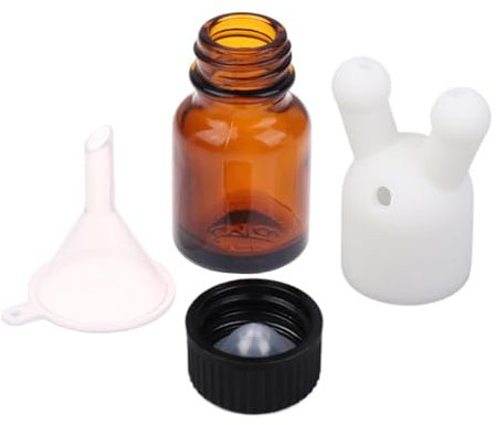 Tappo per inalatore di olio, bottiglia personale per inalatore, dispenser di profumo, con design a tenuta stagna, ricaricabile e compatto, 80 g, 4 x 3,2 cm, per donne e uomini