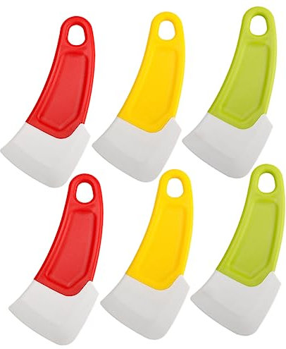 MAGICLULU 6pièces Pour Wok Et Grattoir à Poêle Pratique Grattoir à Wok Multifonction Pour Poêle Silicone Accessoire Pour