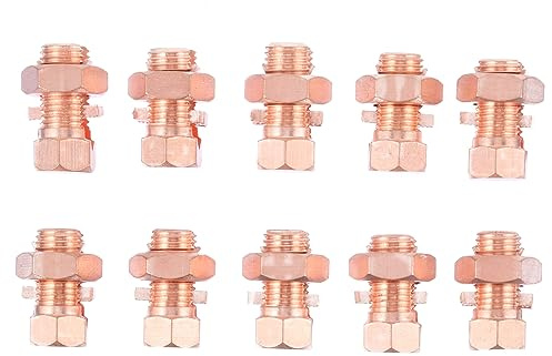 GETAJGHSD 10piezas Abrazadera De Perno Partido De Alta Resistencia Conector De Perno Partido Para Uso Eléctrico Para Conexiones De Cable Instalaciones