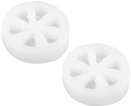 Operitacx 6 Pezzi Stampo Silicone Forma Formaggio Stampo per Dolci da Forno Antiaderente per Torte e Cioccolato Accessorio Fai da Te per Dessert e Fondente per Famiglia e