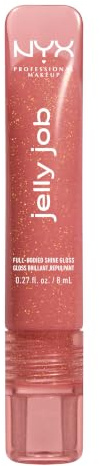 NYX Professional Makeup Jelly Job - Gloss haute brillance - Effet lissant - Sensation de confort - Lèvres visiblement hydratées - Parfum Cerise - Teinte : Honey, It's Jelly 05