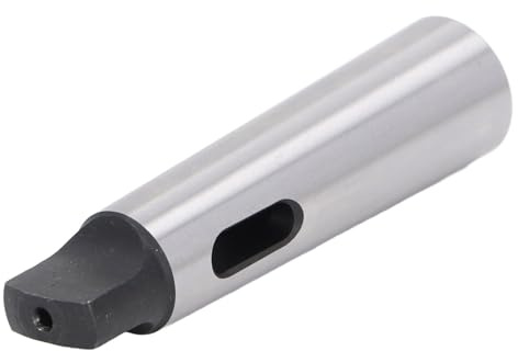 Walfront Adattatore Cono Morse MT1, MT3 45 Manicotto di Riduzione in Acciaio per Fresatura su Tornio con MT3 Esterno e MT1 Interno, per Tornio CNC, Fresatrice
