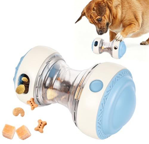 OFFCUP Intelligenzspielzeug für Hunde, 9.5x7.5cm Futterball Hundespielzeug Interaktives zur Slow Feeder, Intelligenz Lernspielzeug Snackball für Kleine und Mittlere Hunde Katzen
