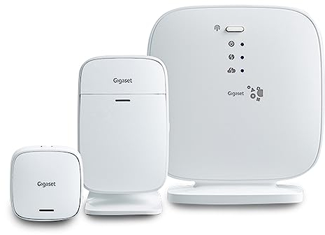 Gigaset Homecoming Pack - Set de Seguridad para Proteger su Puerta de Entrada Interior - Sencillo Sistema de Alarma Interior con Sensor de Puerta y Detector de Movimiento - Control por App, Blanco