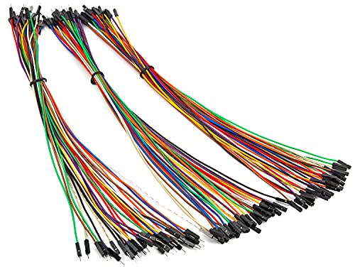 CHANZON 90 pièces 30 cm de Long Header Jumper Wire Dupont Câble Ligne Connecteur Assortiment de Kits Ensemble Mâle Femelle pour Arduino Raspberry pi Planche À Pain Électronique Protoboard PCB Board