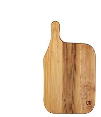 Planche à découper avec poignée en bois de Teck 32 * 15 * 1.5 cm