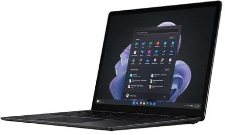 Microsoft Surface Laptop 5, 13.5 inch (i7/16GB/256GB, Windows 11 Pro) Black DE, for Bus