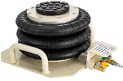 Samnuerly Wagenheber, pneumatischer Wagenheber, 3T, 6600 Pfund, Dreifachbeutel, Luftkissen, Auto-Luftkissen, hydraulischer Luftheber, Wagenheber, Schnellhub für Autoreparatur