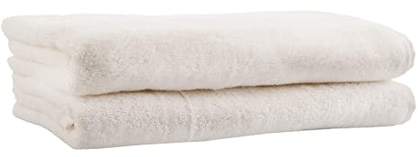 Handtuch Set, ungefärbte hautfreundliche schnelltrocknende Handtücher für das Badezimmer und die Sauna, 100% Baumwolle (70x140 cm, 2 Stücke)