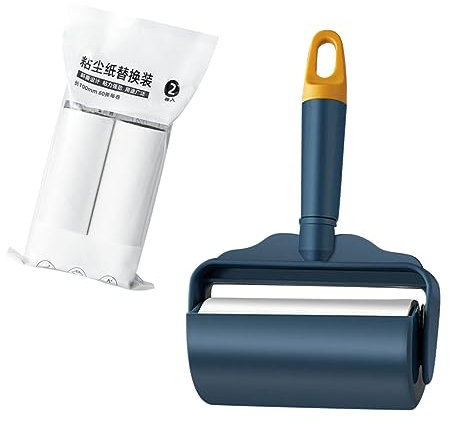 Haarentfernungsrolle 1 Satz aus Kunststoff und Papier, Blau