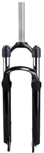QAINKUN Federgabel Fahrradzubehör Pump Track MTB Gravel Fahrradgabel 26 Legierung 100mm Federweg Fahrräder Federsperre Rechts Links Vorspannfeder Fahrradgabel