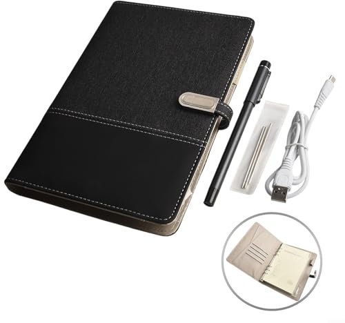 Hasaller Cuaderno de escritura inteligente con bolígrafo de nube, cuaderno inteligente de pantalla de papel con sincronización digital para tomar notas, bocetos, diario (bolígrafo inteligente+papel