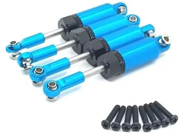 JYYTERD Kompatibel Mit HS 18301 18302 18311 18312 18321 18322 1/18 RC Auto Upgrade Teile Stoßdämpfer Öl Dämpfer RC Stoßdämpfer(Blue)