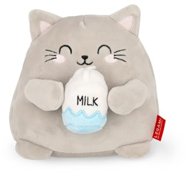 Legami - Peluche Plush Super Soft!, Tema Kitty, Formato Mini, con Carta d'Identità personalizzabile, Sta in Piedi da Solo, 14x15x12 cm