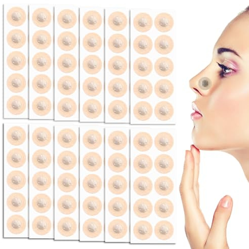 120 Count Magnetic Nose Strip Nose Magnets, Nose Magnet for Breathing, Improves Breathing, Enhances Nasal Airflow and Comfort