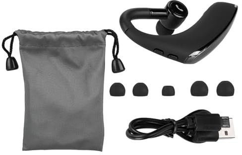lvifloae New F900 business model long standby ear hanging bluetooth headset wireless bluetooth 5.0 headset stereo hands- business support iOS Android cell phone power