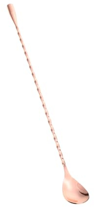 VERDANVERSE Bar Spoon Multipurpose Bar Tool Easy to Wash Stainless Steel Long Handle Cocktail Stirrer Mixing Spoon for Home Use and Dessert Shop