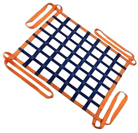 Kraftigt lyftnät i polyester - Hållbart hängnät for byggnation, riggning och bogsering - Olika storlekar(1.5x150cmx10cmx1t)