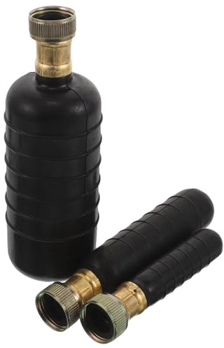 IWOWHERO Kit de Vejiga de Drenaje para Limpieza de Desagües, 3 Piezas, Caucho Negro, para Desatascar Tuberías Principales, Cocina y Ducha