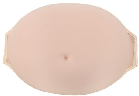 CHICIRIS Faux Ventre de Femme Enceinte, Accessoire de Cosplay Léger en Mousse à Mémoire de Forme avec Ceinture Réglable pour Les Spectacles sur Scène et Les Séances Photo de maternité (8-10 Mois)
