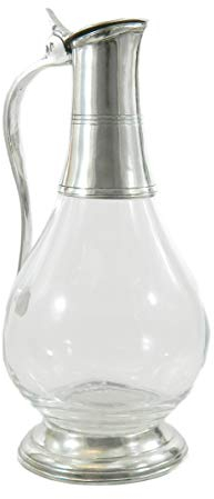 Cavagnini - Weinkaraffe aus Glas und Zinn geblasen. von großer Bedeutung. durch italienische Handwerkskunst me.qualità gemacht