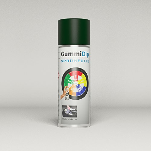 Gummi Dip Sprühfolie 61090010 Flüssiggummi Spray, 400 ml, tarn-grün