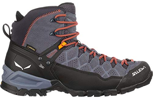 SALEWA, Alp Trainer Mid Gore-Tex Herrenwanderstiefel, Schwarz, 43