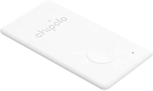Chipolo CARD - 1 Pack - Wallet Finder, Bluetooth Tracker for Wallet, Free Premium Features, Works with Chipolo app (iOS & Android compatible) WHITE