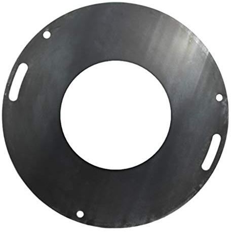 A. Weyck Tools Feuerplatte/Ring 100cm in 5, 6, 8, 10mm für Feuerschale/Schwenkgrill Feuerplatte Grillplatte Grillring Plancha (100cm 6mm #298)