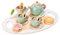 Wooden Tea Set Toy, Wooden Toys, Kids Tea Set, Pretend Play Food for Toddlers, Play Kitchen Accessories for Kids, Tea Party Set, Birthday Christmas Easter Gift for Boys or Girls
