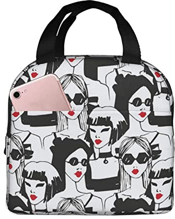 XVBCDFG Gafas de sol para mujer, bolsa de almuerzo para oficina al aire libre, papel de aluminio portátil, aislamiento grueso y bolsa Bento para mantener fre