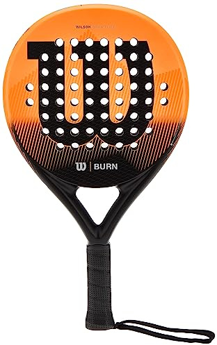 Wilson Burn Elite Schlägerpadel, 2-teilig, Orange/Schwarz