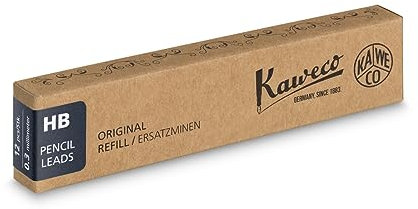 Kaweco Graphitminen 0.3 mm Schwarz HB 12 Stück I Ersatz-Bleistiftminen für Druckbleistift oder Drehbleistift I Grafit-Minen 0.3 mm