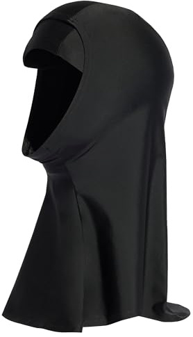 adidas Damen 3 STRIPES SWIM HIJAB, Black, S