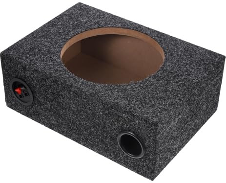 SEWOART Boîtier De Haut-Parleur Audio pour Voiture Bois Boîtier De Caisson De Basses Compatible avec Système De Haut-parleurs pour Camion