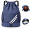 KIKIGOAL Mode Sport Rucksäcke Turnbeutel Jungen Basketball Fussballtasche Wasserdicht Große Kapazität mit Bodenfach und Breit Kordelzug für Erwachsener Jugend