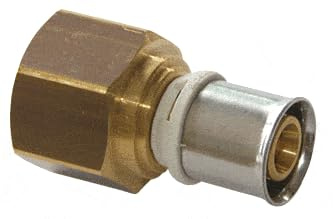 PB TUB Femelle fixe laiton à sertir pour systèmes multicouches 11/4-40mm - Raccord et tube