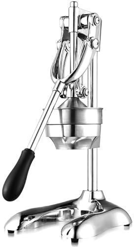 Heavy-Duty Manual Citrus Juicer - Professional Metal Lemon Squeezer for Oranges, Lemons, Limes, Grapefruits Hand Press Pomegranates and Fruits Commercial Grade,A