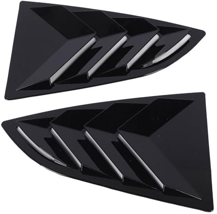 banapoy Couvercle de Volet de Fenêtre Latérale Arrière pour GR86 2021 2024, pour 2021 2024, Persienne de Fenêtre Latérale Arrière, Pare-Soleil Ventilation, Couverture Décor (Black)