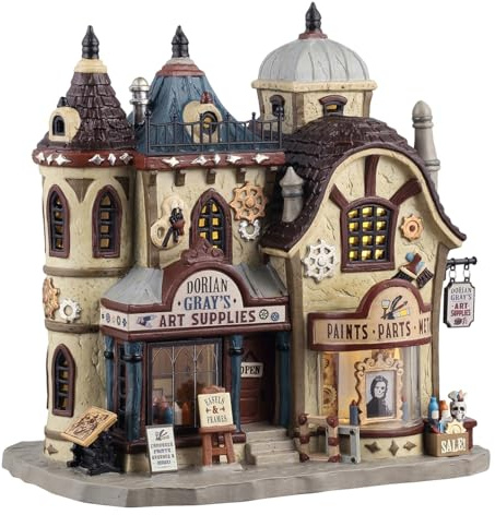 Lemax Dorian Gray's Art Supplies, Lighted Buildings, #55306